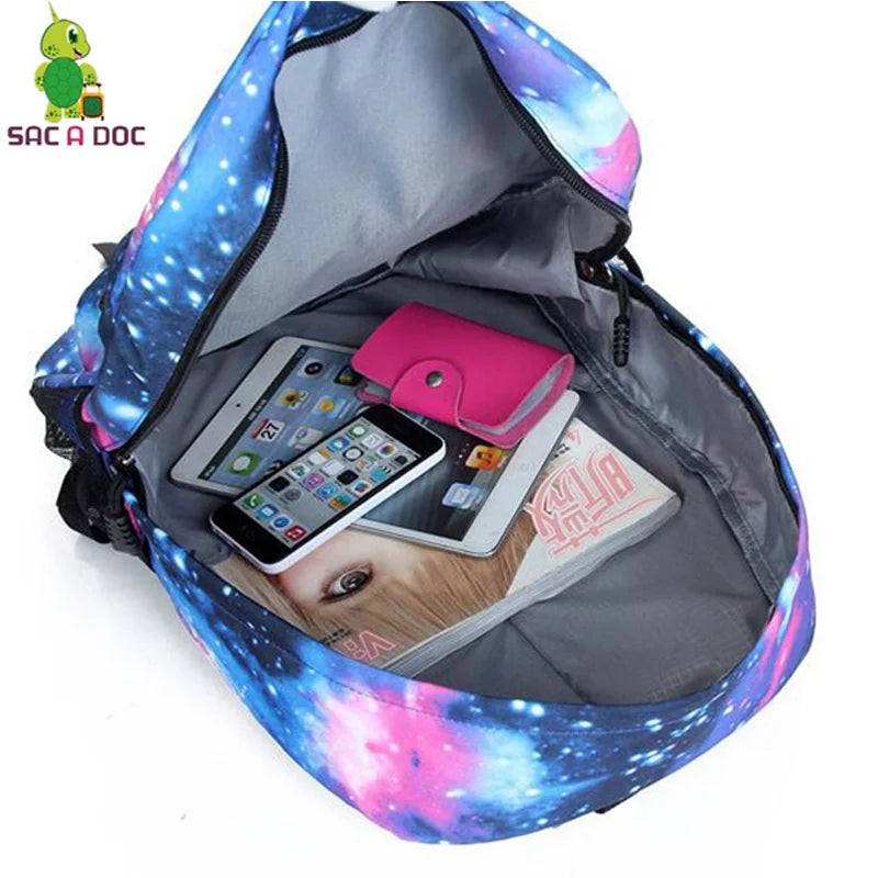 Anime Satoru Gojo Pattern Three Piece Backpack New Fashion Quality Backpack Shoulder Bag Pen Bag Laptop Backpack