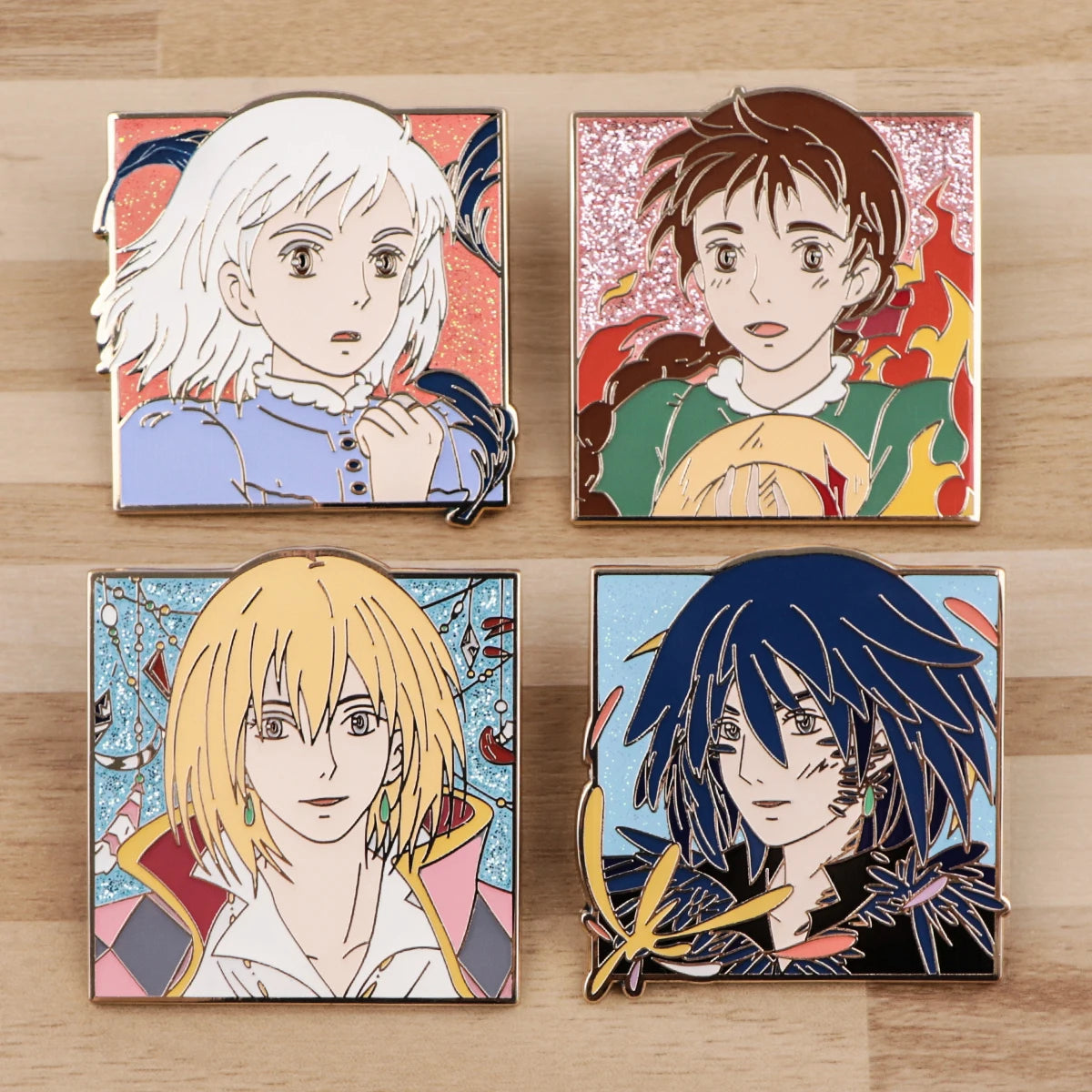 Classic Anime Movie Lapel Pins for Backpacks