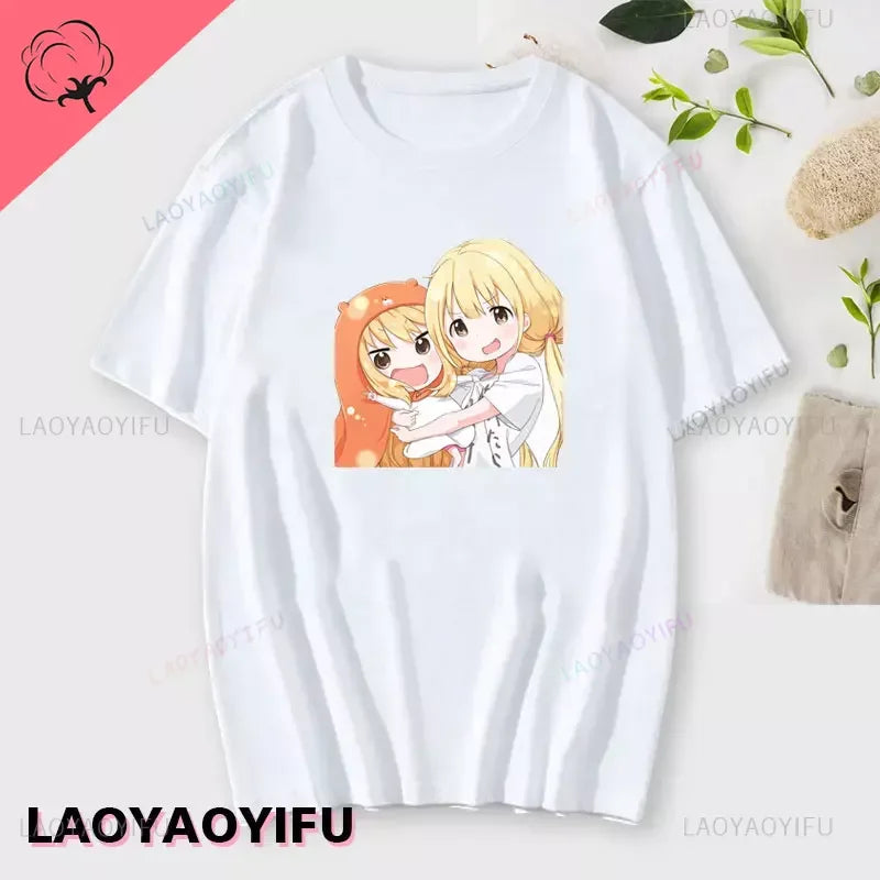 If You Work You Lose - Anzu Futaba Version T-Shirt Anime Cotton T-shirt