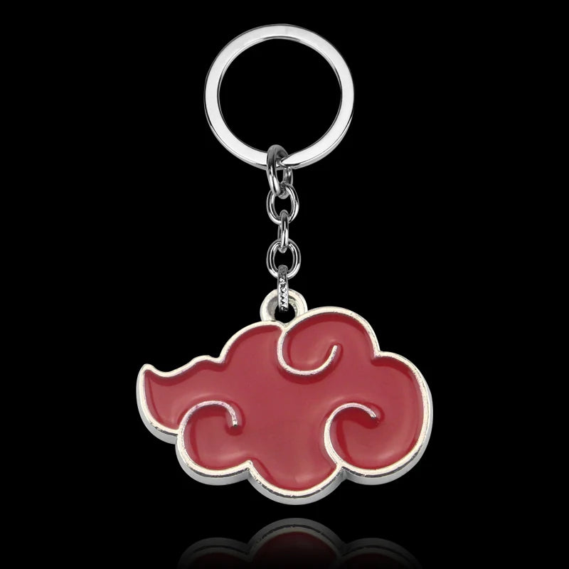 Anime Akatsuki Red Cloud Keychain Uchiha Itachi Obito