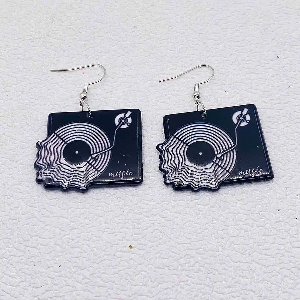 Magnetic Tape Acrylic Earrings Charms Fashion Jewelry