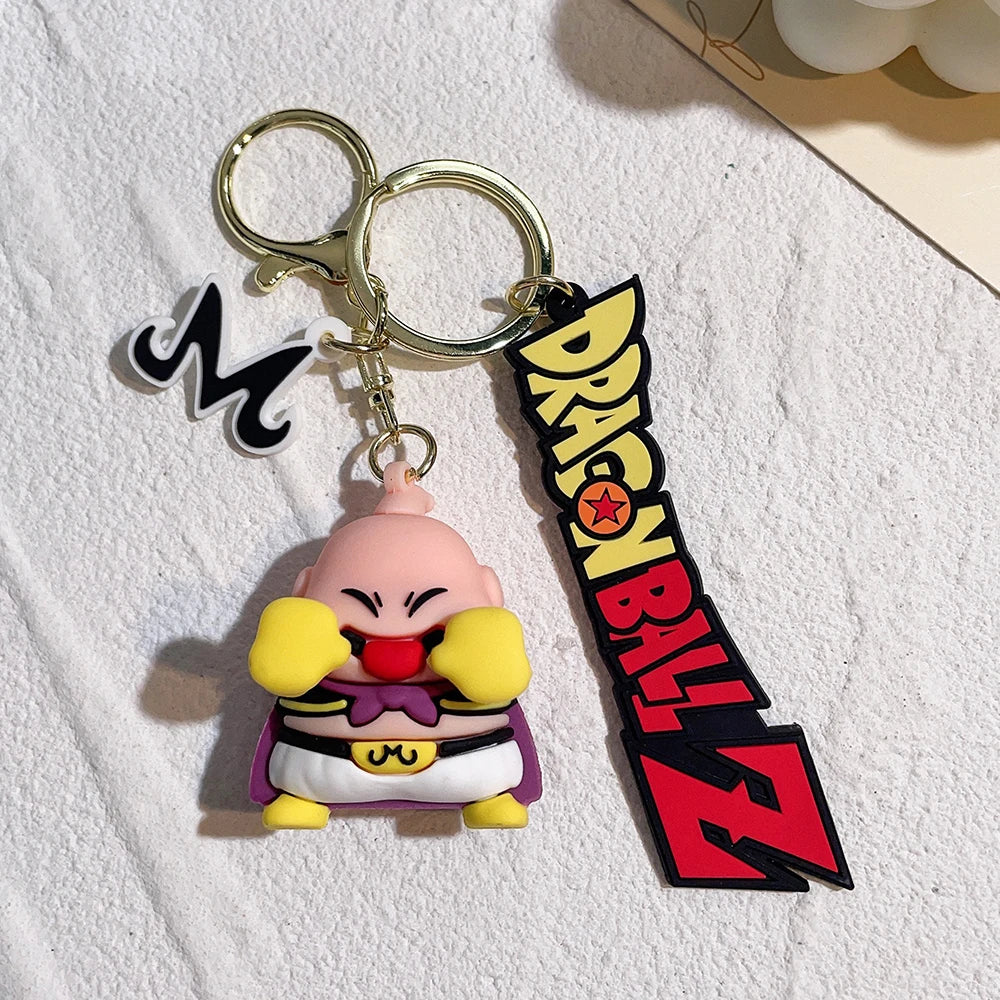 Dragon Ball Keychain Pendant Goku Creative Dragon Ball Anime Figure Vegeta Kawaii Doll Backpack Pendant Accessories Car Keychain