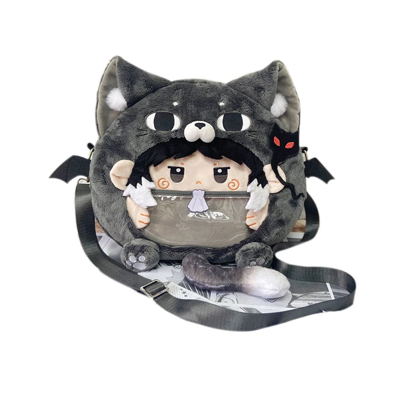 Anime Dogs Ryunosuke Akutagawa Plush Bag Backpack Shoulder Bag Anime Lolita