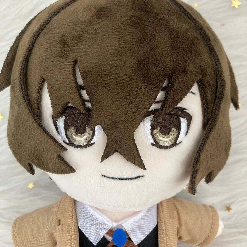 Anime Dazai Osamu Plush Doll Standing Version Bungou Stray Dogs Character Soft Stuffed