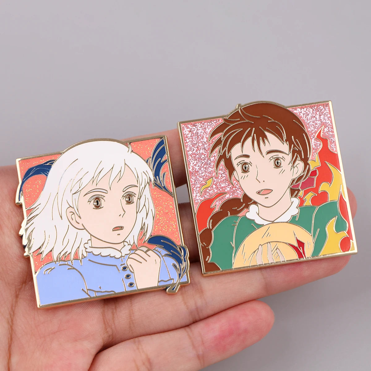 Classic Anime Movie Lapel Pins for Backpacks