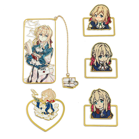 Anime Violet Evergarden Figure Creative Bookmark