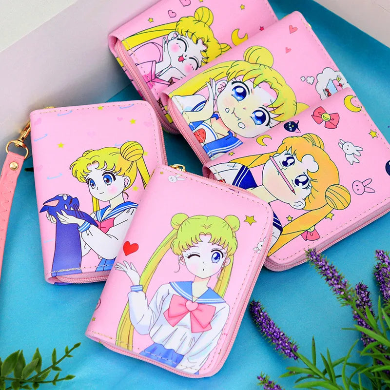 Anime Sailor Moon Purse Coin Pouch Clutch Bag