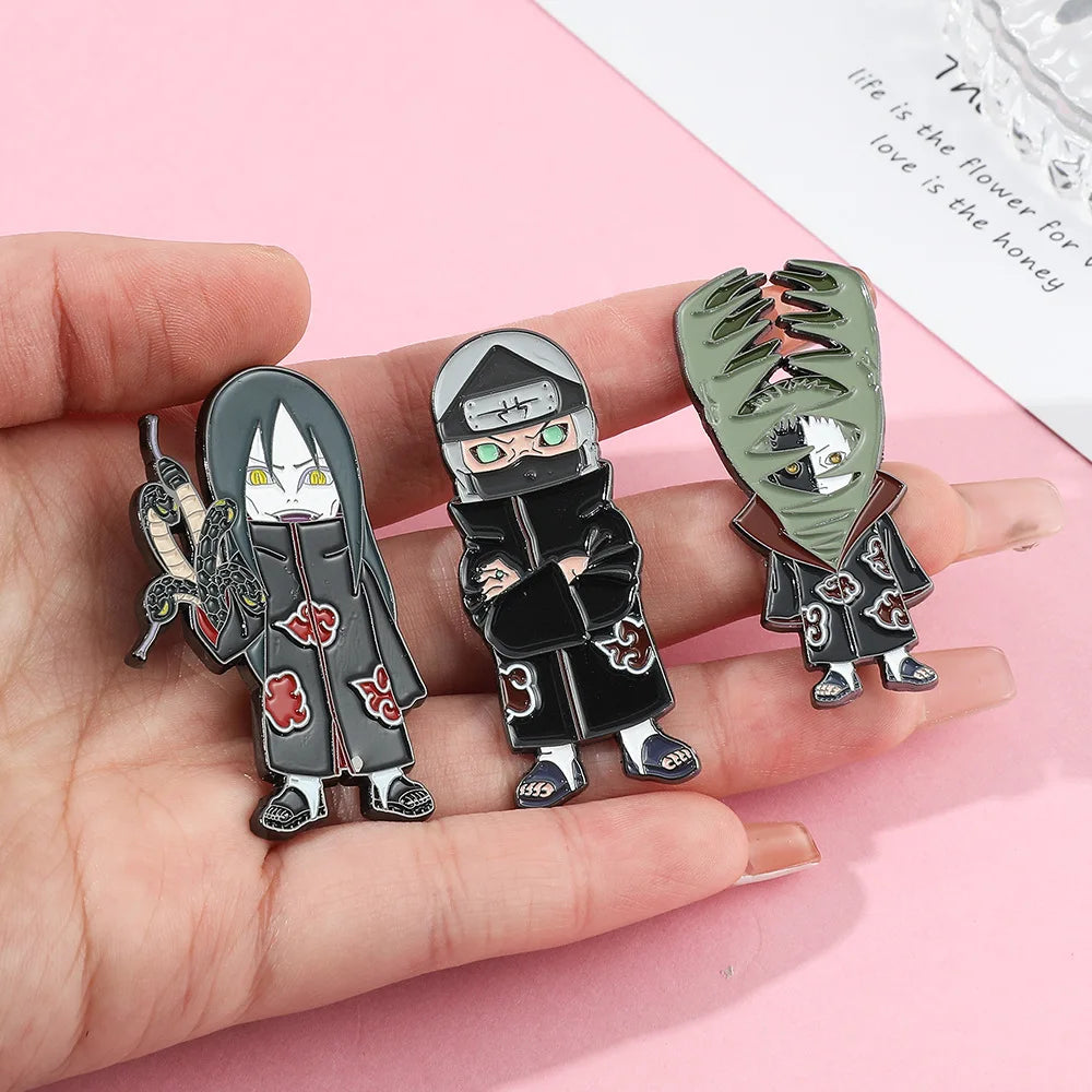 Naruto Character Brooch