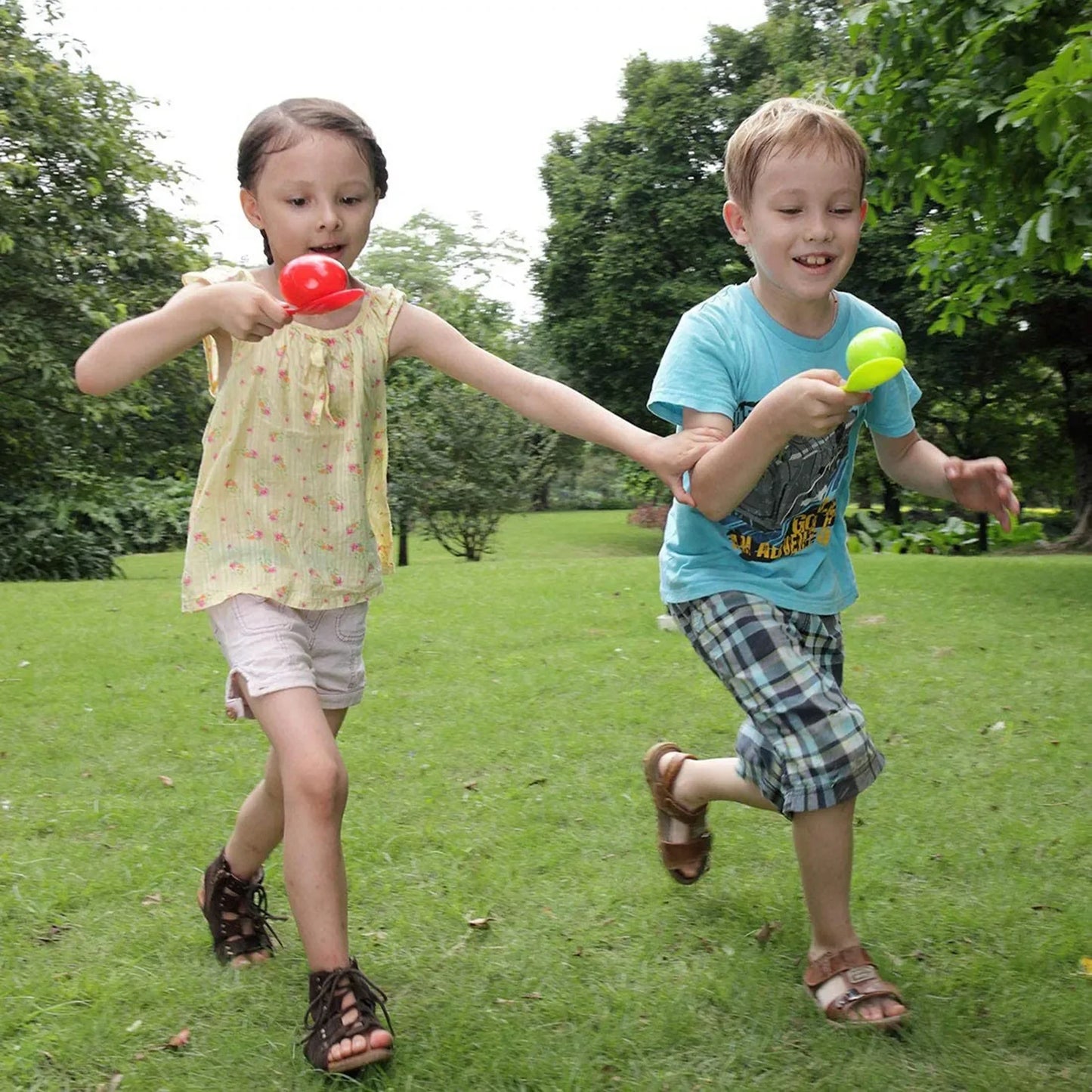 Eggs And Spoon Race Game Set With Yolk  Outdoor Games For Kids