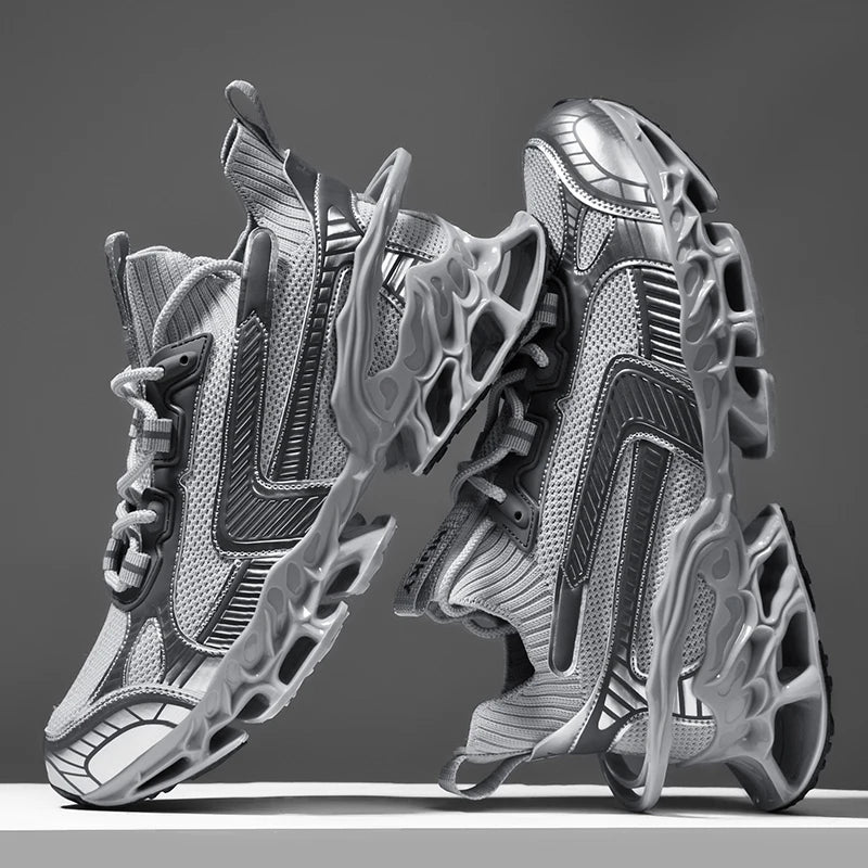 SkyBurst Sneakers: Speedcore Style