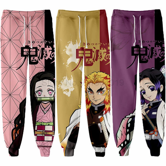 Kimetsu No Yaiba Tomioka Giyuu Long Trousers Demon Slayer Sweatpants