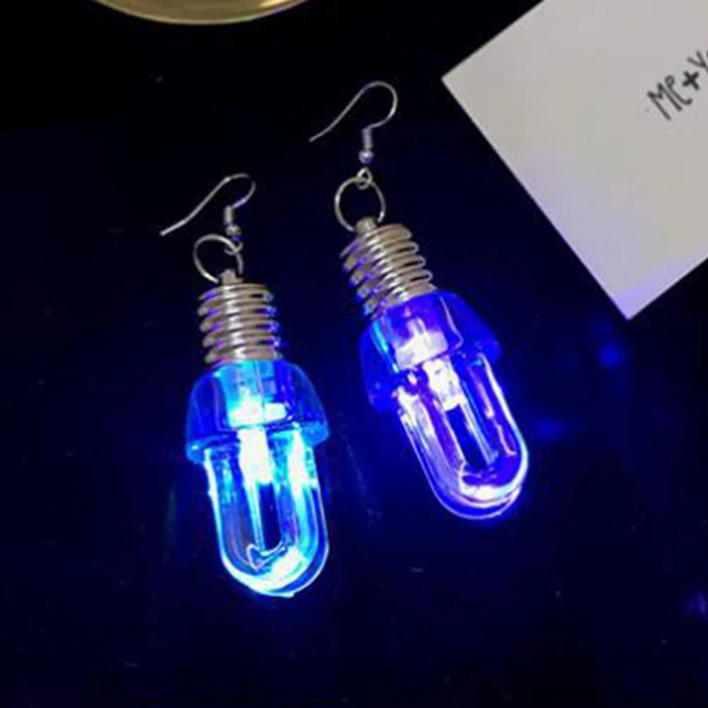 1pair Light Bulb pendant earring