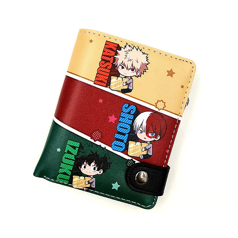 Anime My Hero Academia Midoriya Izuku Men's Short Wallet