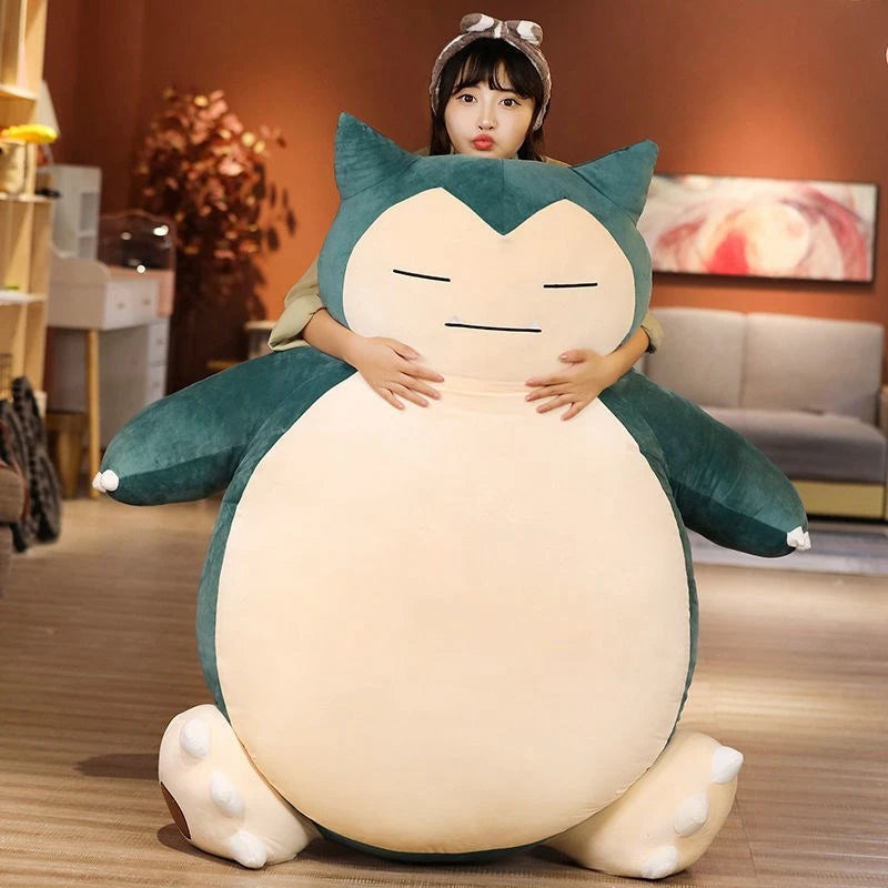 200/150cm Giant Snorlax Plush Pokemon Plush Kawaii Soft Snorlax Leather Shell Plushie NO Filling Pillow