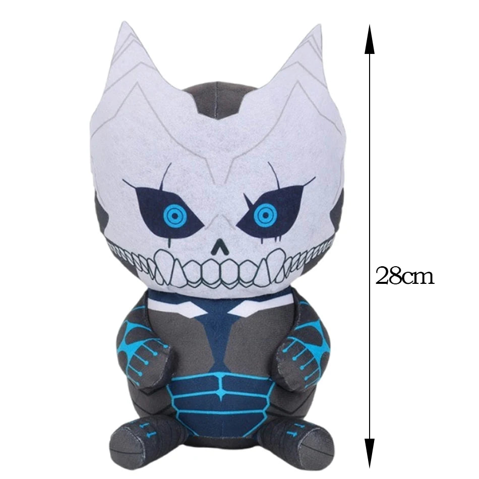 28cm Kaiju No. 8 plush Skeleton Anime Creative Stuffed