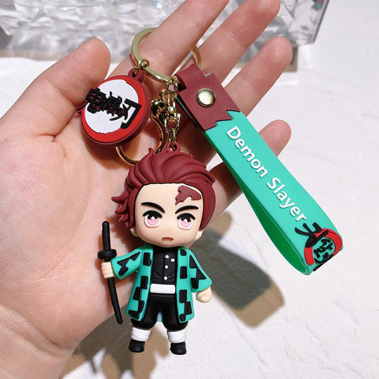 New Demon Slayer Keychain Characters Bag Pendant