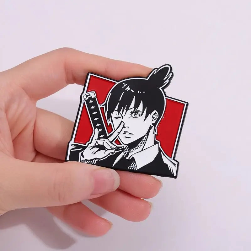 Anime Chainsaw Man Enamel Pins