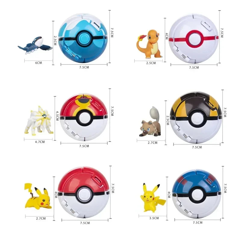 Pokeball Pokemon Figurine