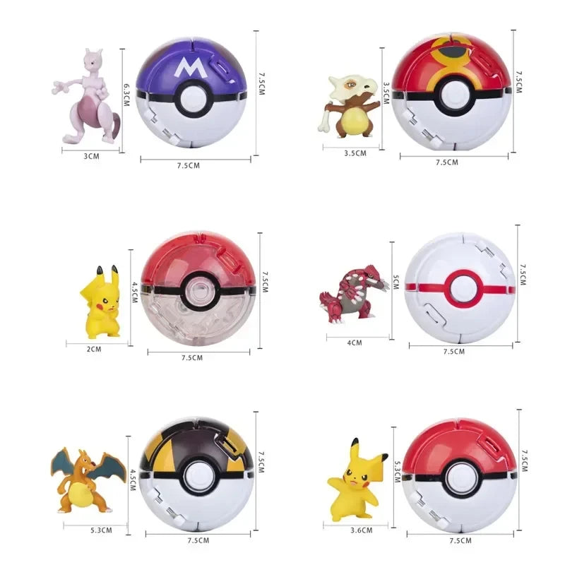 Pokeball Pokemon Figurine