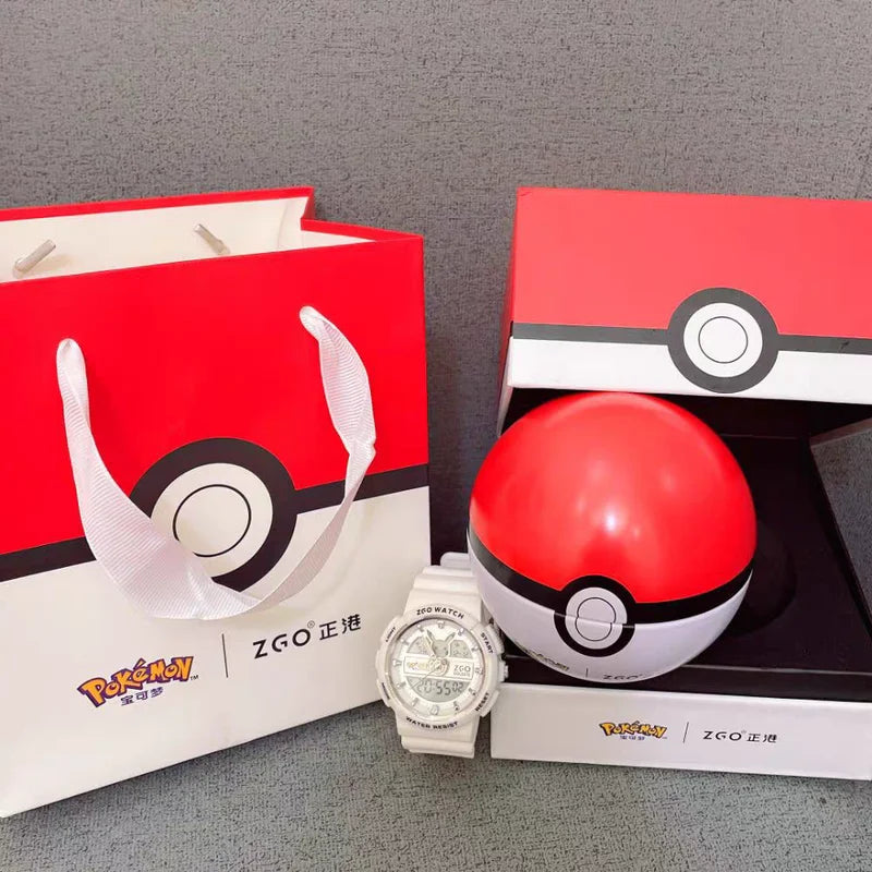 Pokemon Pikachu Watch Sports Waterproof Digital Watch Luminous Sensitive Shockproof