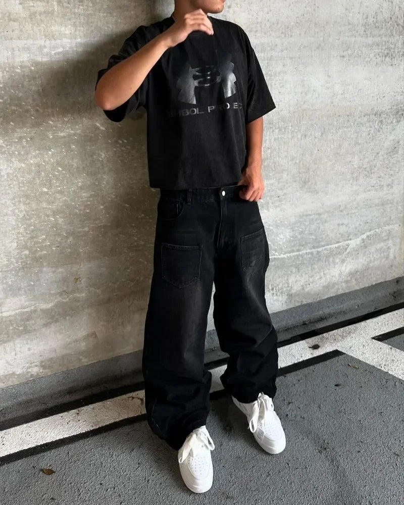 Sakura Drift Jeans: Y2K Bloom Edition