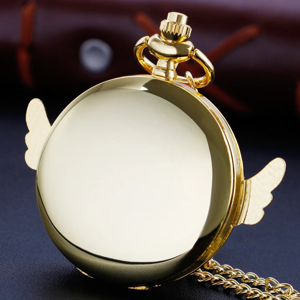 Fashion Sakura Pocket Watch Anime Necklace Pocket Watch