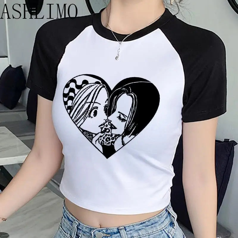 Nana Japanese Anime Summer Crop Top T Shirt