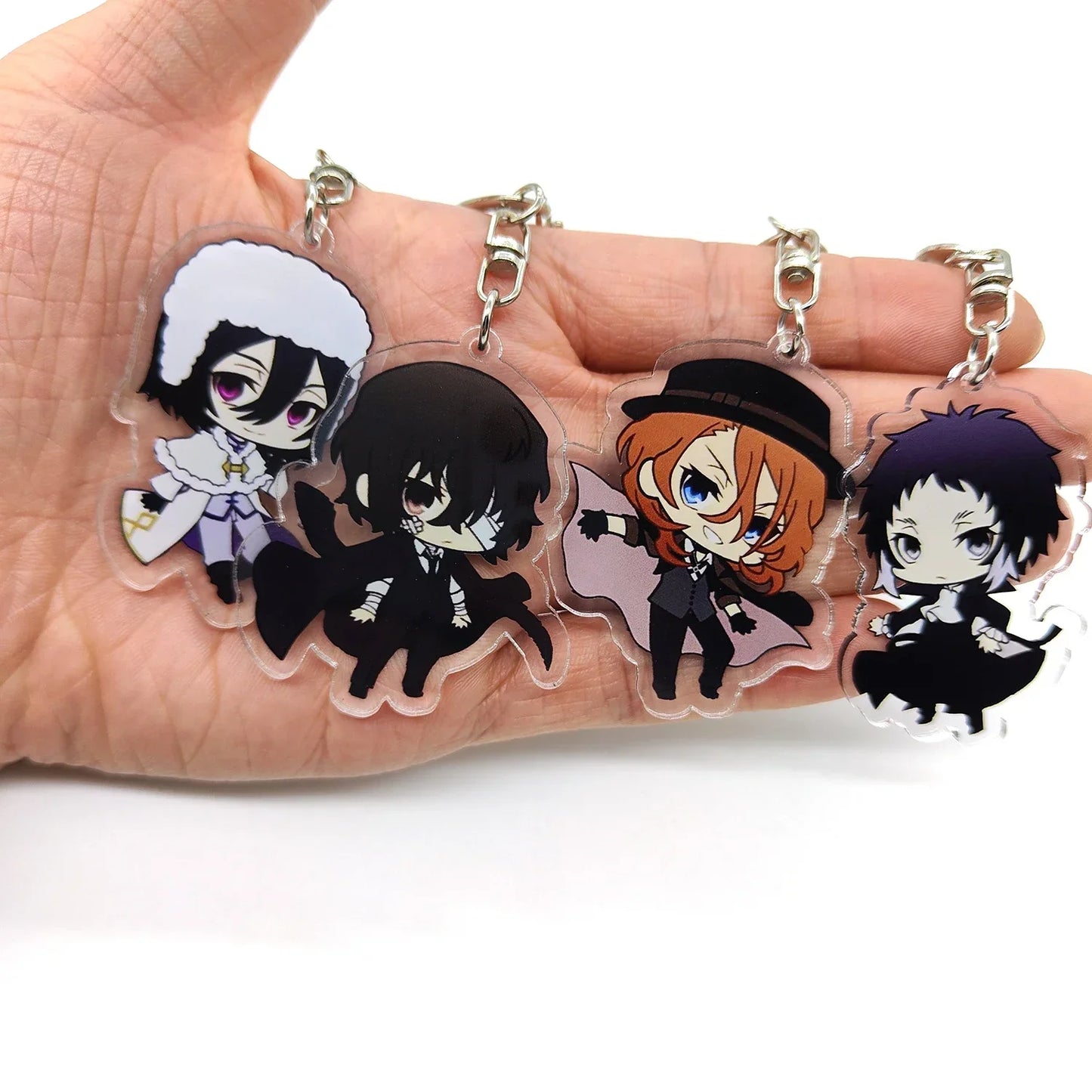 Anime Keychain Bungou Stray Dogs Atsushi Nakajima Dazai