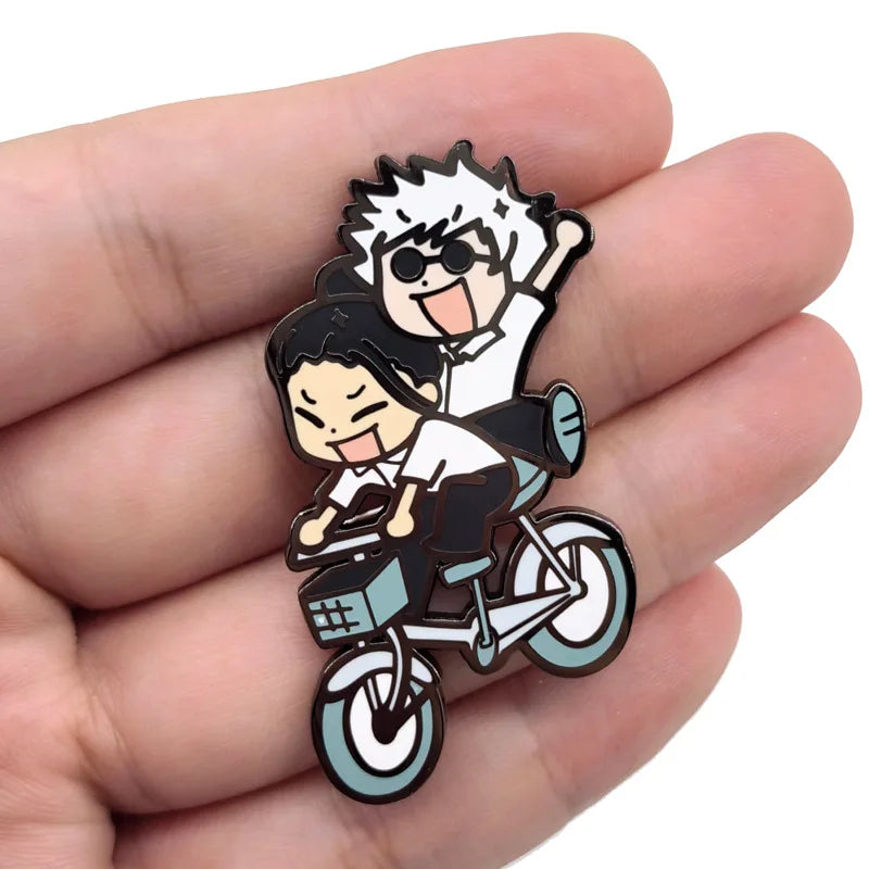 Funny Anime Character Enamel Pin