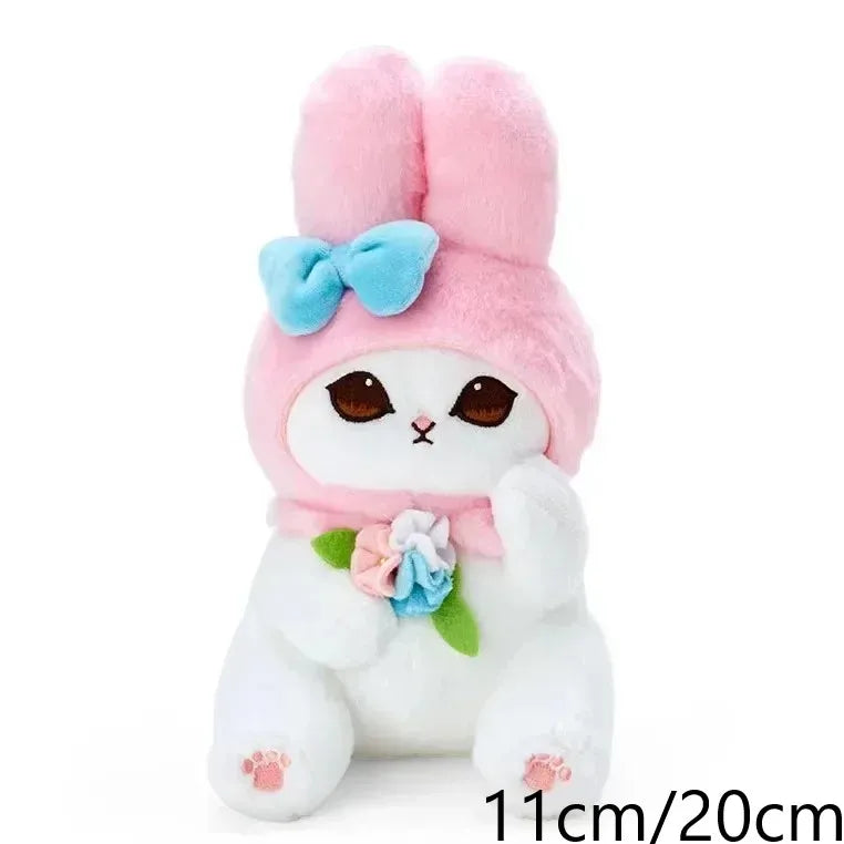 Sanrio Plush Kawaii Hello Kitty My Melody Room Decor Kuromi Plushie Cinnamoroll Doll Plush Keychain