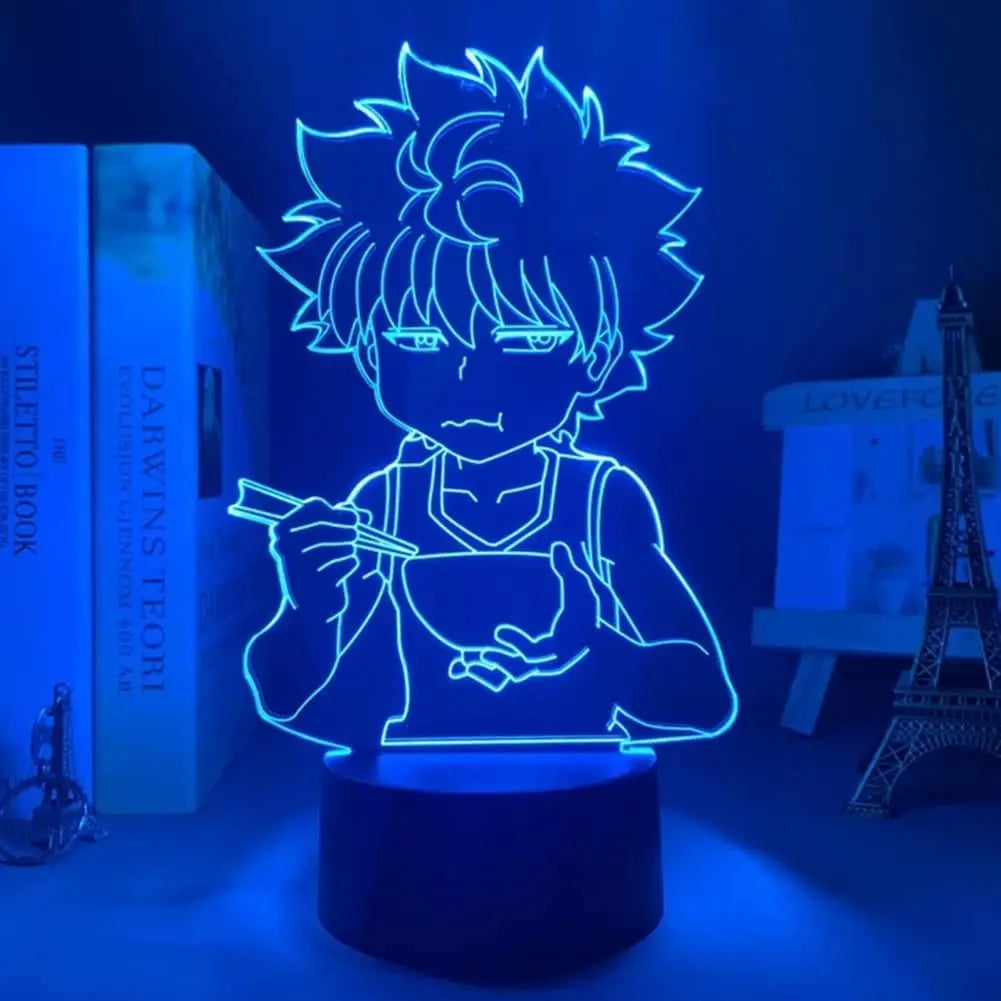 Anime 3D Lamp Killua Hunter X Hunter Killua Led Light Hxh Led Night Light