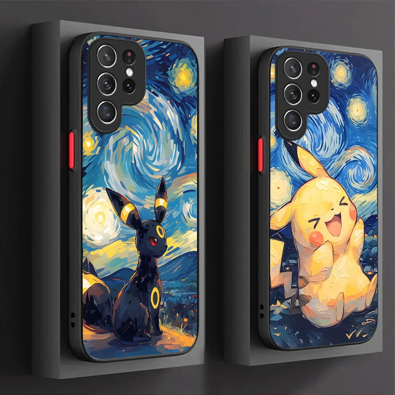 Anime Starry Sky P-Pokemon Phone Case For Samsung Galax