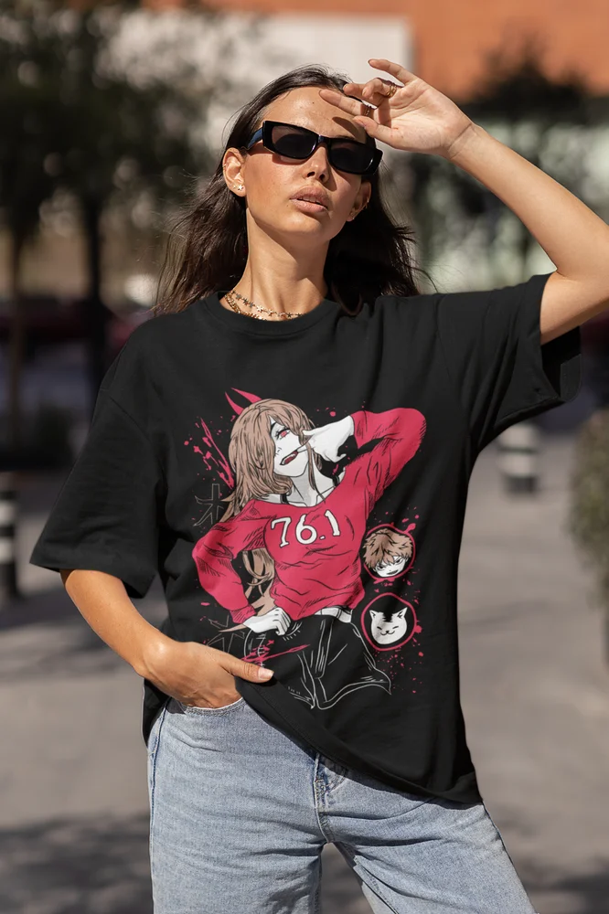 Chainsaw Man T-Shirt Devil Anime Japanese Power