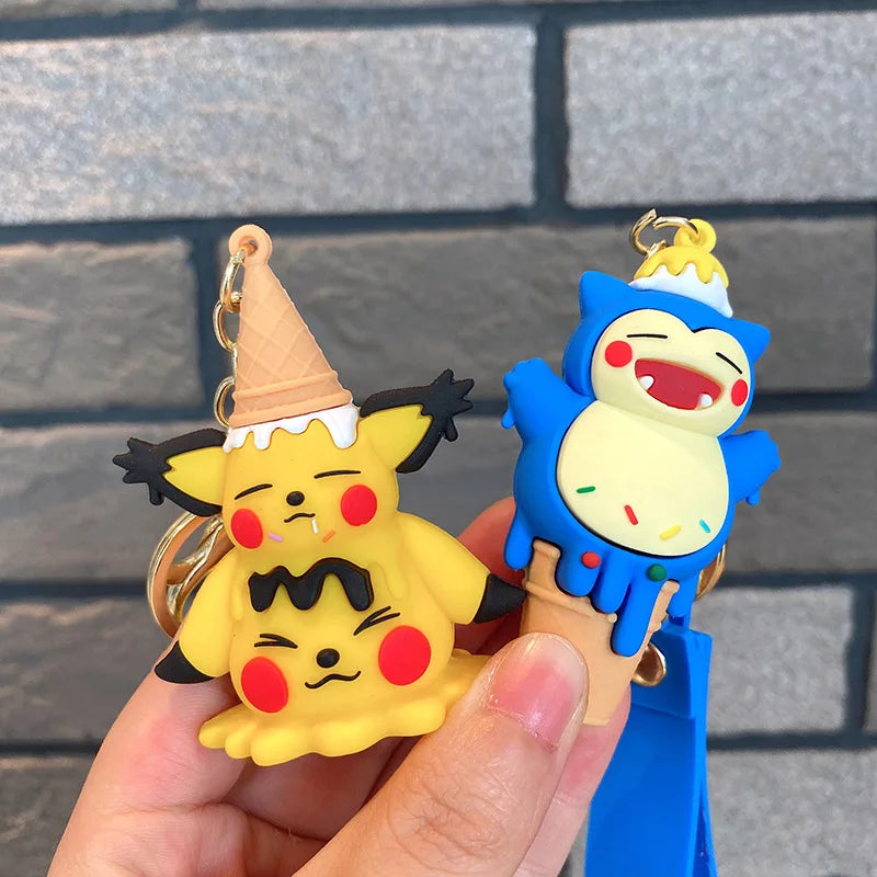 Pokemon Keychain Anime Figures Backpack Pendant