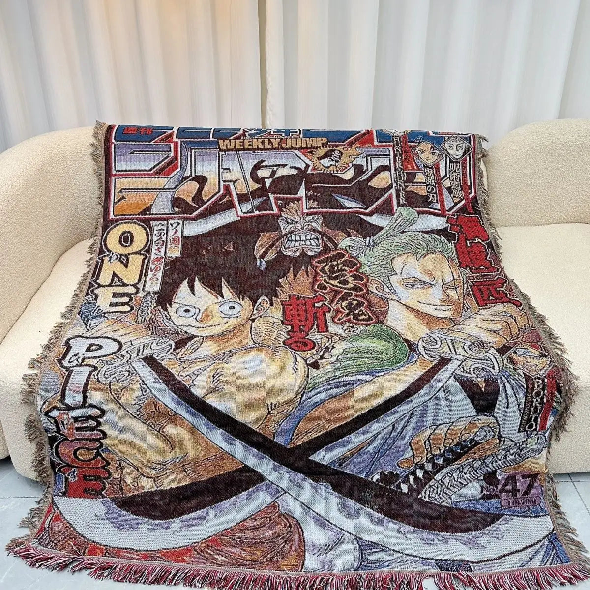 One Piece Anime Throw Towel Blanket