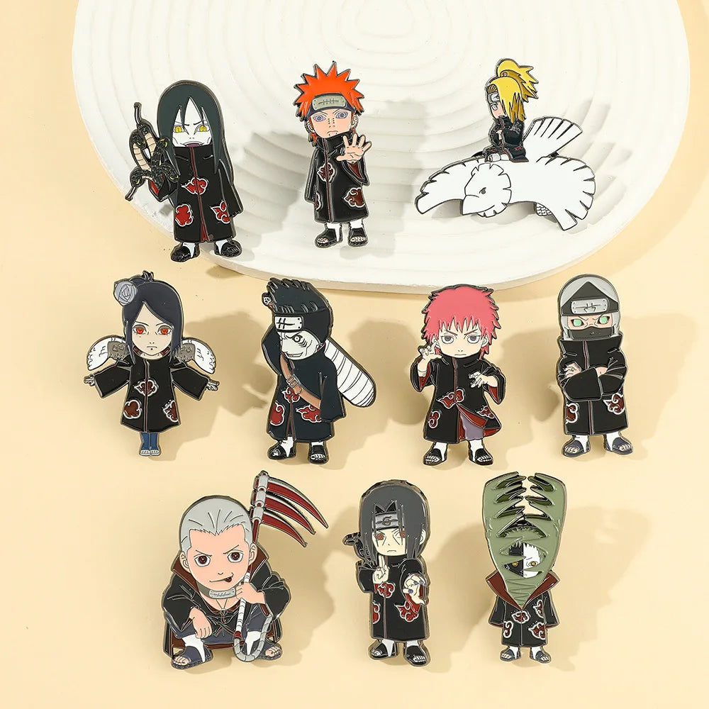 Naruto Character Brooch