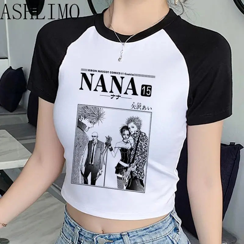 Nana Japanese Anime Summer Crop Top T Shirt