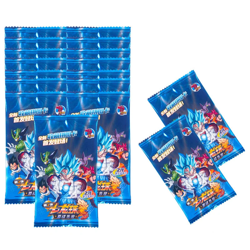 Dragon Ball Card Shiny Son Goku Saiyan Vegeta Trading Proxy Flash Cards