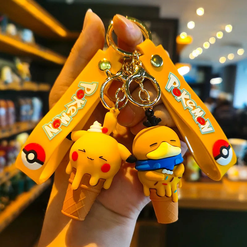 Pokemon Keychain Anime Figures Backpack Pendant