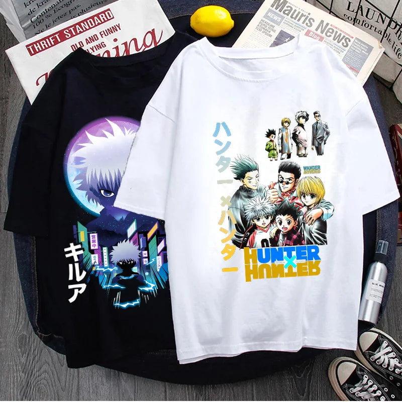 Hunter X Hunter Tshirt Short Sleeve Killua Zoldyck.