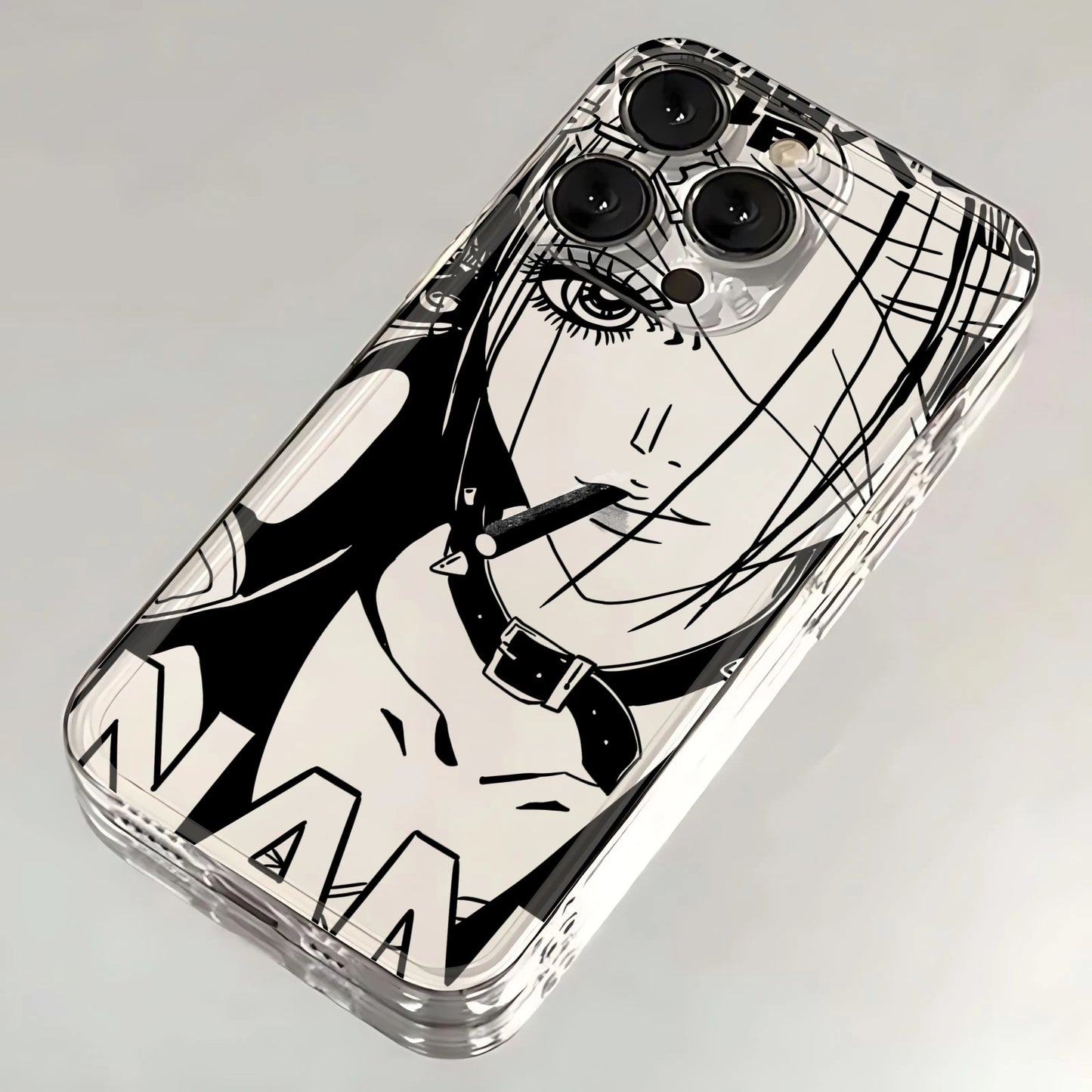 Anime Nana Osaki Line Phone Case For iPhone 16 15 14 13 12 11 Mini Pro Max X XR XSMax 7 8 Plus SE20 Transparent Cover