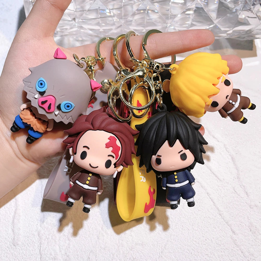 Anime Demon Slayer Silicone Keychain