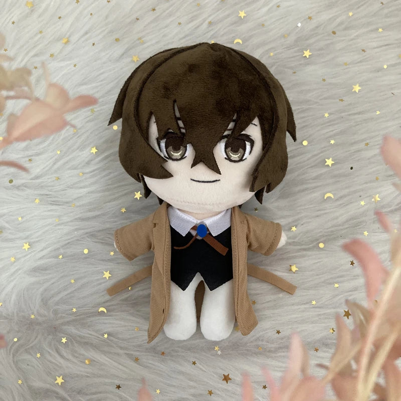 Anime Dazai Osamu Plush Doll Standing Version Bungou Stray Dogs Character Soft Stuffed