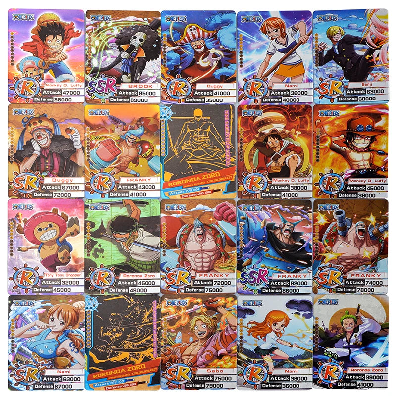 Anime One Piece Card English Version Nami Luffy TCG SR Trading Card Game