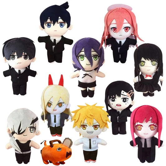 20cm Anime Plush Doll Makima Power Higashiyama Kobeni Angel Devil Hayakawa Aki Mitaka Asa Reze Cute Soft Stuffed Plush