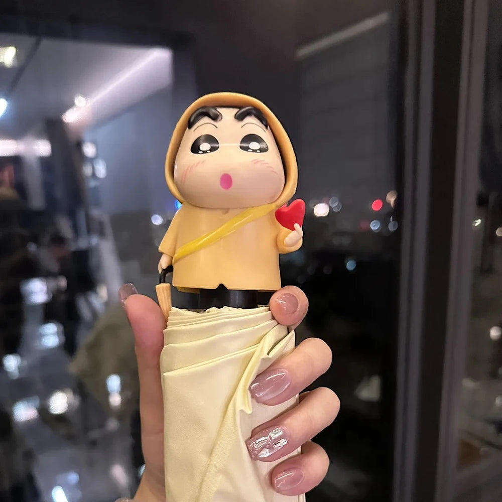 Kawaii Crayon Shin-Chan Umbrella Cap No Umbrella Anime Character Decoration