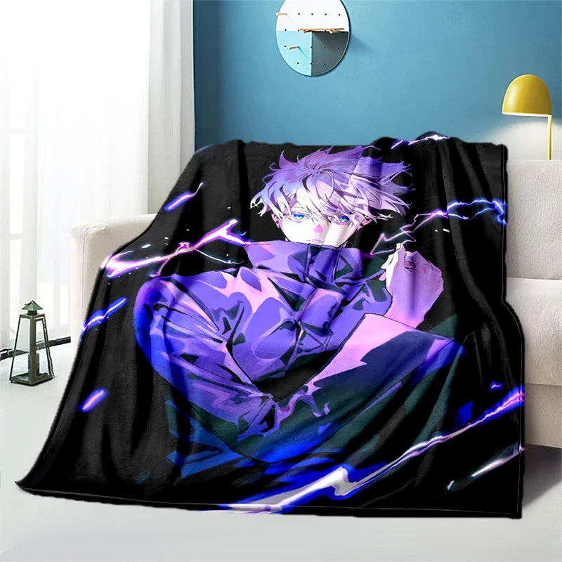 Jujutsu Kaisen Anime Plush Bed / Picnic Thin Blankets