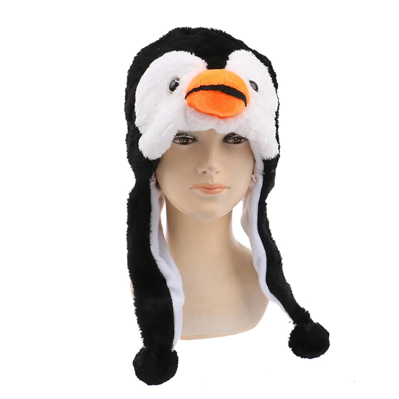 Penguin Mascot Plush Warm Hat