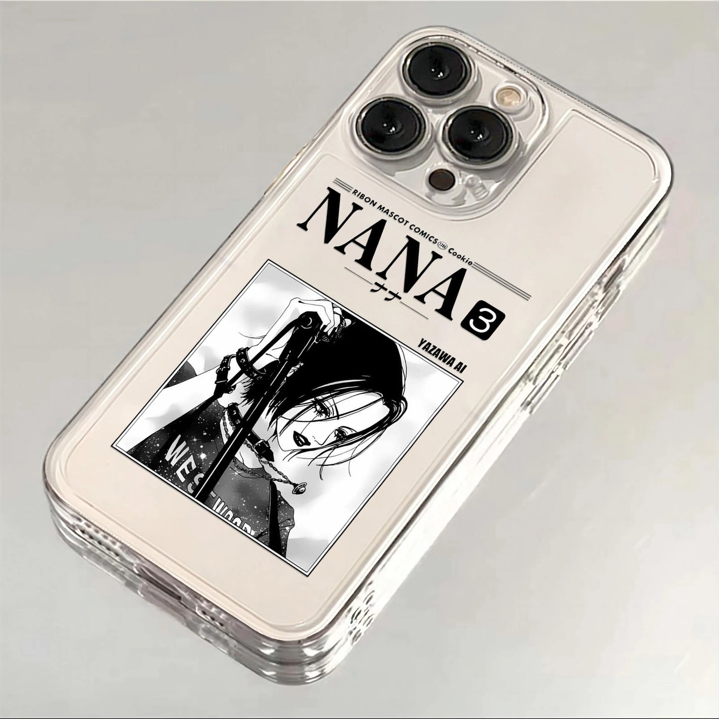 Anime Nana Osaki Line Phone Case For iPhone 15 14 13 12 11 Mini Pro Max X XR XSMax 6S 6 7 8 Plus SE20 luxury Transparent Cover