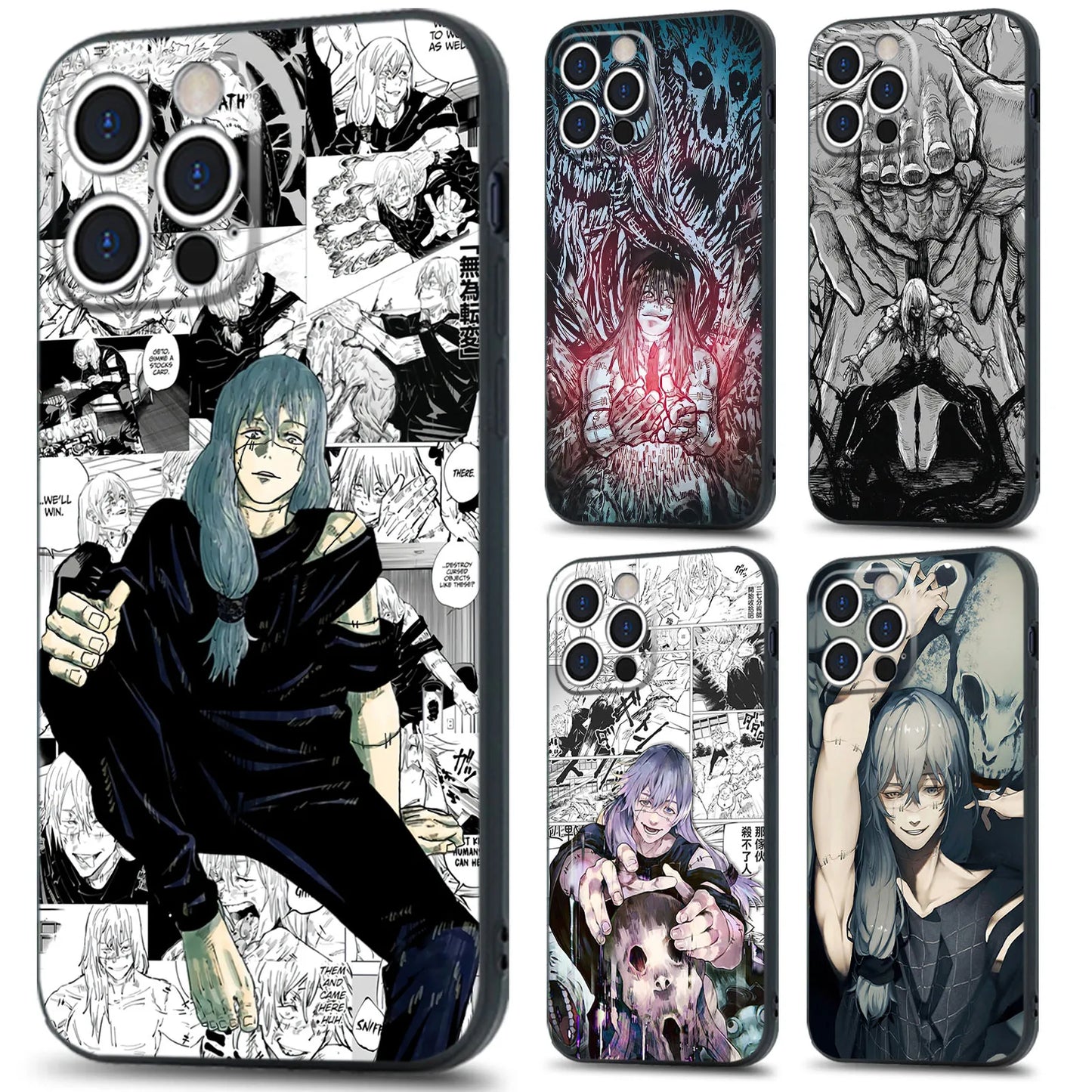 Mahito Anime Character TPU Silicone Phone case